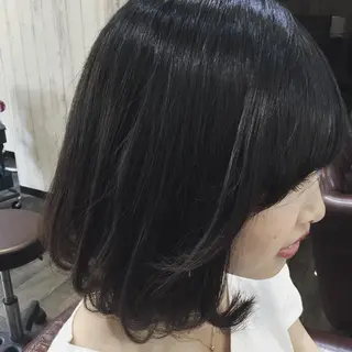 ミディアム 金崎 新吾のヘアスタイル