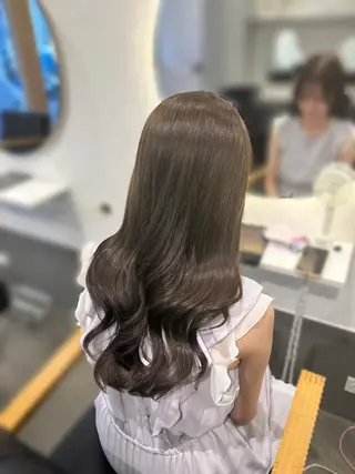ロング カラー 髪質改善 Aimer 北千住店所属・akari/柔らか カラー/ヘアセット✦のヘアスタイル