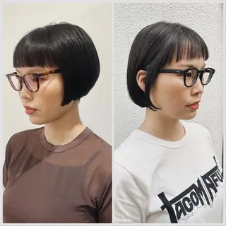ショート カラー 似合わせhair 〻 mikiのヘアスタイル