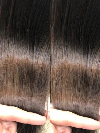 ロング コテ巻き風パーマ/ 髪質改善/河島恭平のヘアスタイル