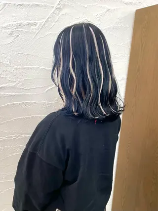 ミディアム 尾崎 弘和のヘアスタイル