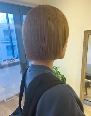 ミディアム 💐美しいショート× パーマ💐早坂駆留のヘアスタイル