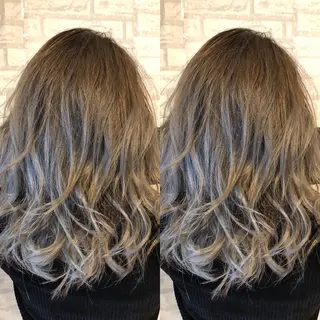 ミディアム カラー JILBLAN京都 ショート/ハイライトのヘアスタイル