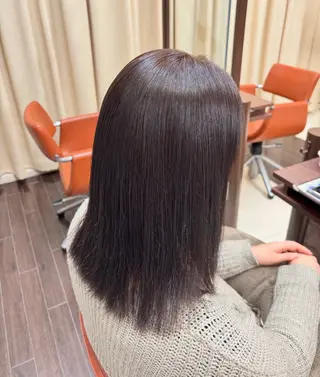 ミディアム カラー ⛄️カラーモデル /艶カラー/あい⛄️のヘアスタイル