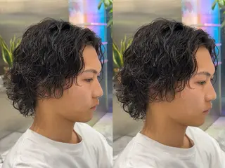 ショート カラー パーマ メンズ 冬っぽカラー/ マツエク/ゆきなのマツエク・マツパデザイン