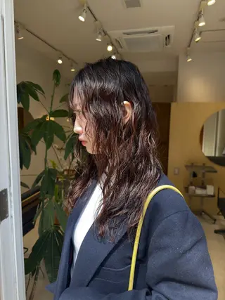 ロング パーマ パーマ/ボブ /レイヤー チヒロのヘアスタイル