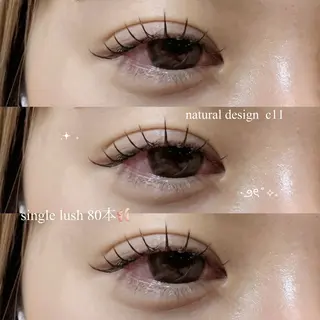 マツエク・マツパ 金子 心咲のマツエク・マツパデザイン