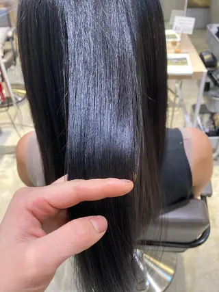 ロング カラー FILMS所属・宮城 星のヘアスタイル