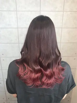 ロング カラー knock【ノック】所属・烏丸韓国ヘア🇰🇷 ayaka🎀のヘアスタイル