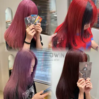 セミロング カラー オタク美容師💟 チバコナツのヘアスタイル