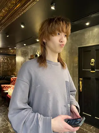 ロング メンズ haco＋所属・圧倒的デザイン力 店長🎨RENAのヘアスタイル