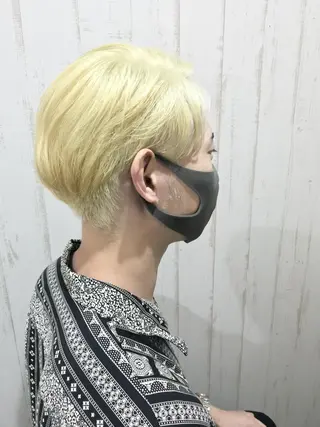 メンズ ミディアム カラー ヘアアレンジ R3 Eyelash RSKのマツエク・マツパデザイン
