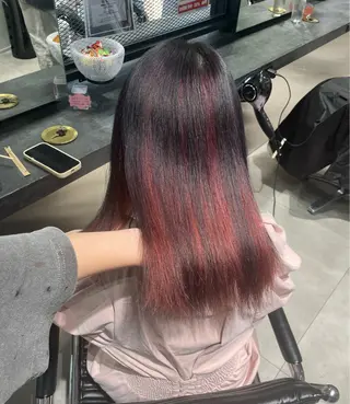 セミロング カラー 💝透明感/ブリーチ /れい💝のヘアスタイル