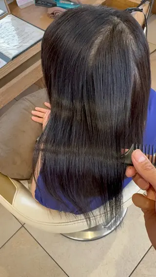 ロング りきまる けんとのヘアスタイル