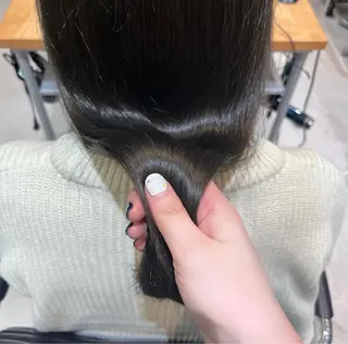 ミディアム RIN 京都美容室 ✴︎透明感カラー✴︎のヘアスタイル