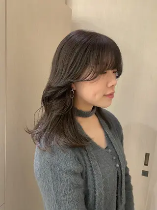 ロング 本城 紗良のヘアスタイル