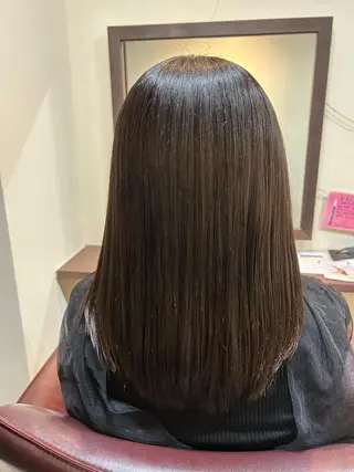 セミロング 水谷 菜央のヘアスタイル