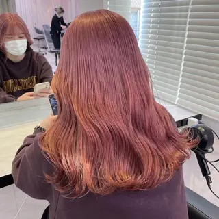 カラー ダブルカラー 韓国ヘアKYONのヘアスタイル