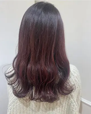 ロング カラー ベージュ/インナー カラー🤍Rieのヘアスタイル