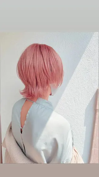 ショート カラー 加藤 利基のヘアスタイル