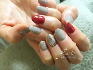 ネイル フルリール 【プライベートサロンのネイルデザイン