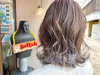 ミディアム カラー 玉木 育実のヘアスタイル