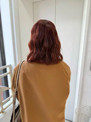 ミディアム カラー 髪質改善”艶"カラー 🤍Hono🇰🇷のヘアスタイル