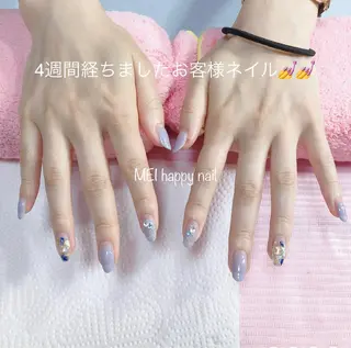 ネイル 北浦和 自爪育成ケアのネイルデザイン