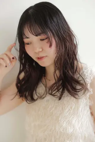 カラー 束感まつぱ🥑🤍 NATUKI🤍のマツエク・マツパデザイン