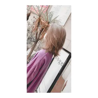 ミディアム カラー ヘアアレンジ ange☞ soutaのヘアスタイル