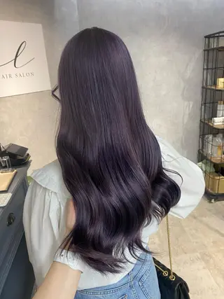 ロング カラー ヘアアレンジ 韓国風モテヘア 🇰🇷aki♡のヘアスタイル