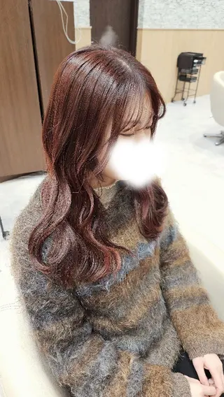 カラー ロング UNIX ららぽーと豊洲店所属・透明感カラー️🫧 ℝ𝕚𝕟𝕒のヘアスタイル