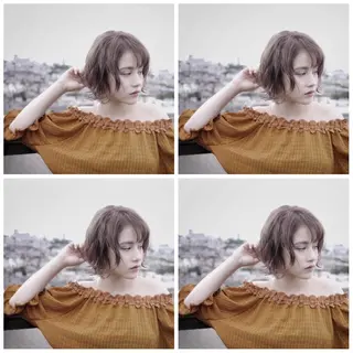 ミディアム 圧倒的美髪ストレート ツダケイタロウのヘアスタイル