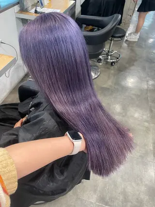 ロング カラー ハイトーン 横浜💞ミオのヘアスタイル