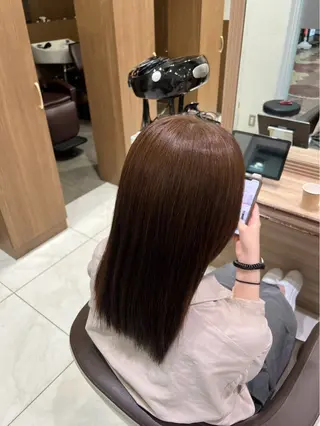 ロング カラー ✨髪質改善縮毛矯正 ✨輿水のヘアスタイル