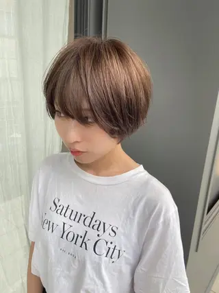 ショート 峯 志帆のヘアスタイル