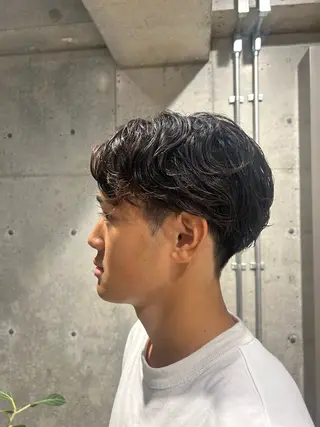 パーマ メンズ 🤡暖色艶カラー 🤡みさきのヘアスタイル