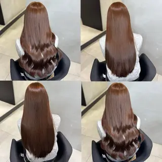 カラー 大阪 梅田/ ハイトーン/エクステのヘアスタイル