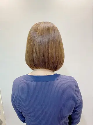 ミディアム 艶カラー美髪縮毛矯正 /髪質改善✨️ユウキのヘアスタイル