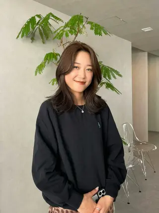 ロング カラー 🍐透明感カラー🍐 レイヤーカットのヘアスタイル