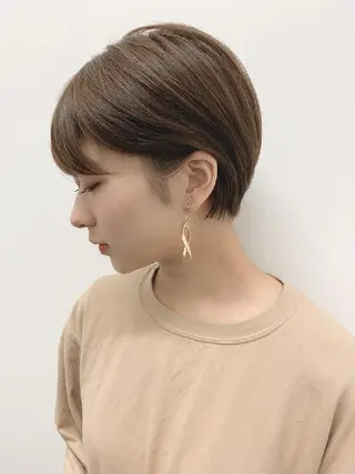 ショート 【似合わせ・レイヤー ・パーマ】海気のヘアスタイル