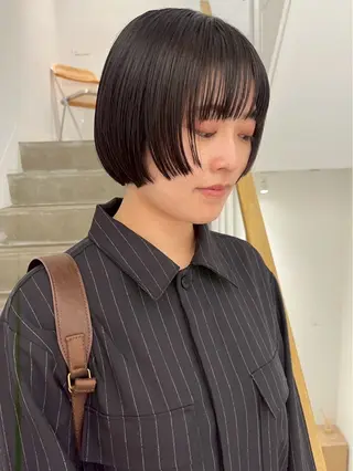 ショート e.n.u.烏丸所属・e.n.u 烏丸山﨑 菜々実のヘアスタイル