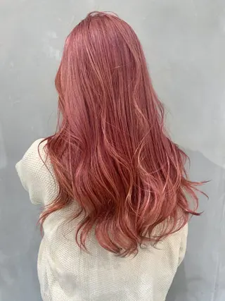 セミロング ヘアアレンジ パーマ カラー ITbyALBUM 下北沢店のヘアスタイル