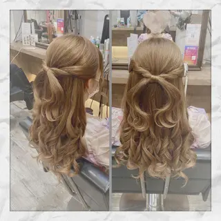 ロング ヘアアレンジ ヘアセット/着付け 𓇼 松本 夏美𓇼のヘアスタイル