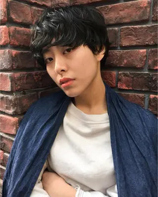 ショート カラー パーマ nakahara madokaのヘアスタイル