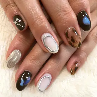 ネイル She nail studio 原宿所属・パラジェル有/ スカルプ/mahoのネイルデザイン