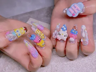 ネイル 長さだし専門店 M2　rikaのネイルデザイン