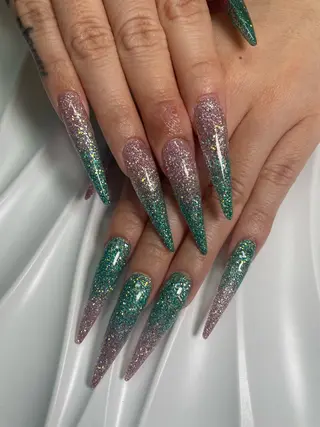 ネイル スカルプ狂 🩵Enamiのネイルデザイン