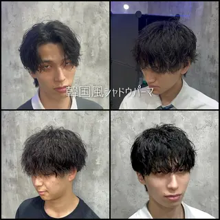 ショート パーマ メンズ 🦄カイ/メンズ 韓国ヘア/パーマ🦄のヘアスタイル