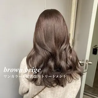 セミロング カラー ヘアアレンジ IS所属・横浜美容室/透明感 カラー/レイヤーのヘアスタイル